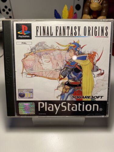 Tarjetas de manual y arte completas de Final Fantasy Origins (Sony PlayStation 1 PS1 PAL UK Manual - Imagen 1 de 12