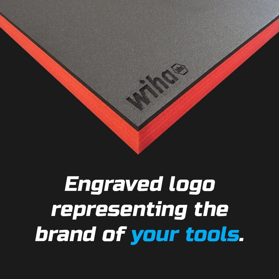 wiha shadow foam tool tray insert storage organizer toolbox tool kit set - Image 3 of 4