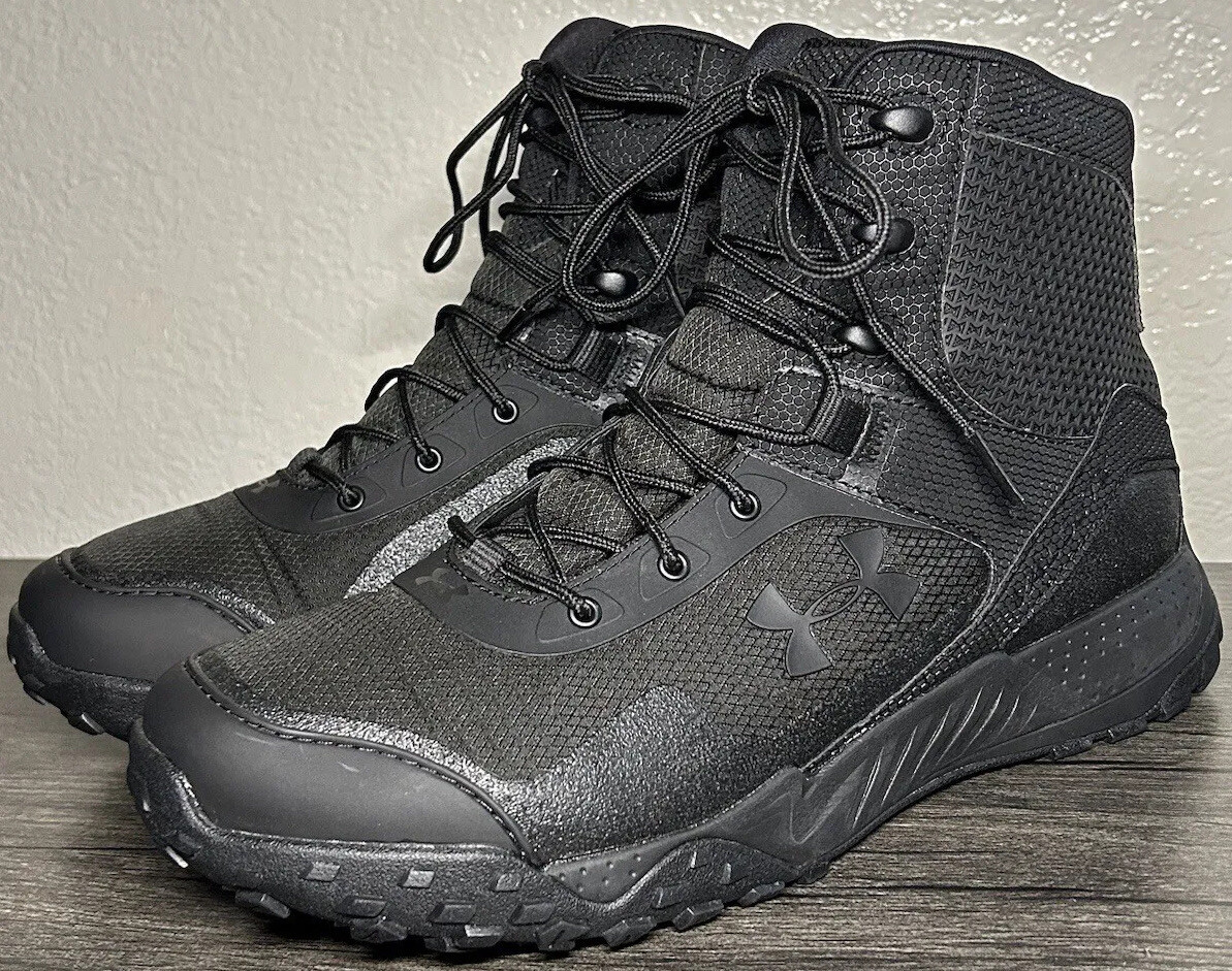 Under Armour Valsetz RTS 1.5 Side-Zip Tactical Boots Mens 12 Black Green Combat $_12.JPG?set_id=880000500F main image 3