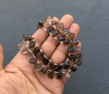 25 Pieces Nuggets 1 Strand Natural Smoky Quartz Faceted Gemstone Jewelry Beads