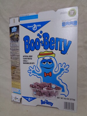 Boo Berry 2014 Target Cereal Box Empty Monster Cereal retro Neo 1970s ...