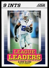 DaRon Bland 2024 Panini Score Football League Leaders Gold Dallas Cowboys NFL