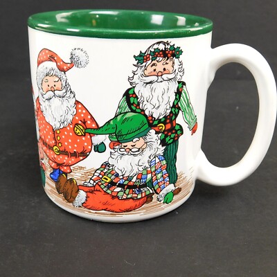 Vintage 1994 Collectible Mug Cup Potpourri Santa Reunion by WIM Tea Holiday