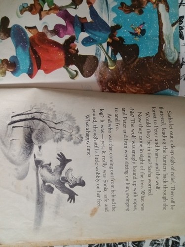Vintage Antique A Little Golden Book Walt Disney’s Peter And The Wolf 1947 - Picture 8 of 12