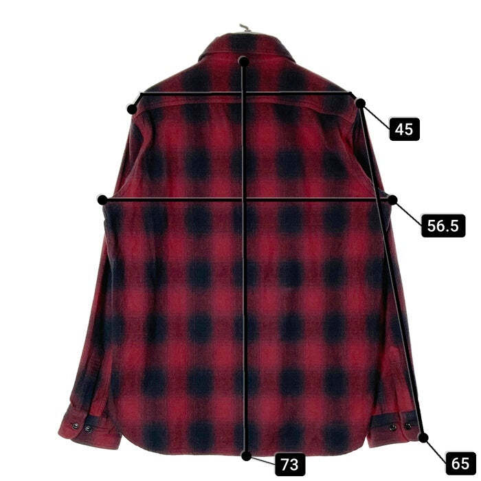 A Bathing Ape ABACING 1860-131-052 OMBRE CHECK SHIRT BLACK x A Bathing Ape ABACING 1860-131-052 OMBRE CHECK SHIRT BLACK x