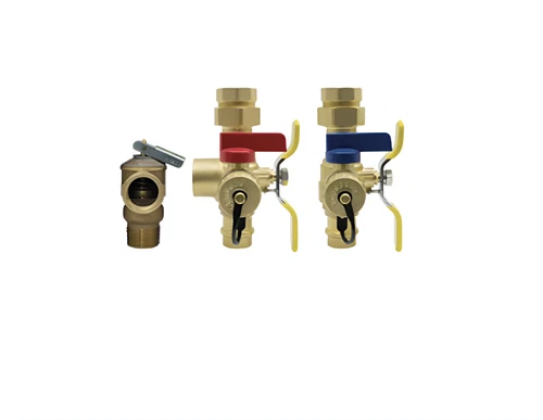 Webstone 3/4" IPS Brass Isolation Valve Kit w/PRV EXP Tankless LP/Nat Gas
