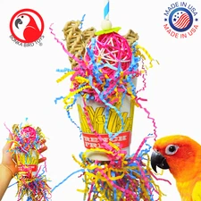 2334 Order Of Fries Forage Shredding Natural Parrot Quaker Amazon Conure Pet