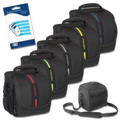 Kameratasche M Fototasche Schultergurt Tasche Displayfolie für Nikon  D