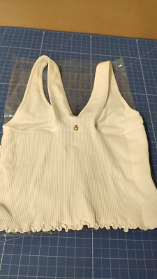 Spiritual Gangster Amor Crop Tank Top Weiss Grösse: XS/S