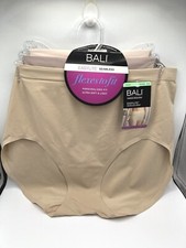 NEW Bali 3 Pair Brief Comfort Revolution EasyLite Panty Sz XL/8 Mixed Lot DFESB3