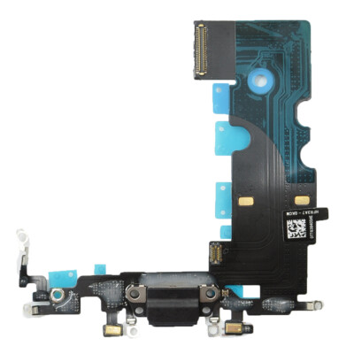 iPhone 8 SE 2020 Ladebuchse Flex Kabel Dock Connector Antenne Mikrofon Weiß/Grau