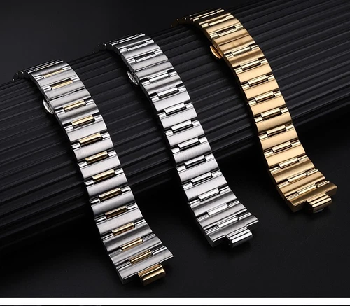 Per Versace GRECA VE7G00123 VE7G00223 Cinturino Acciaio Interfaccia Convessa Bracciale