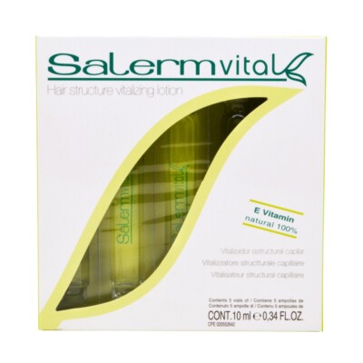 Salerm Salemvital Hair Structure Vitalizing Lotion 4x0.44oz w/Free Nail File