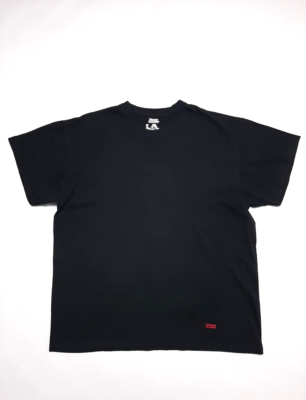 Supreme Hanes Comfort Soft Black Blank Classic Mini Box Logo Tee