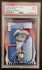 HOF Mike Piazza 1998 Donruss Elite Prime Numbers Die-Cut 545/576 PSA 9 MINT