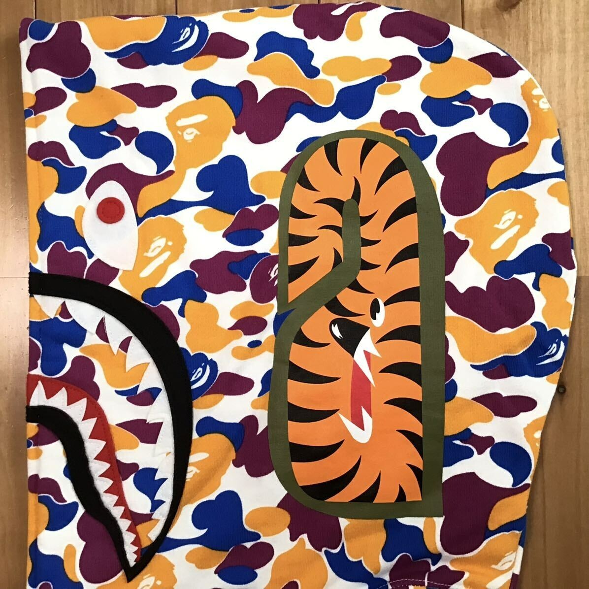 2023 LA STORE CAMO shark full zip hoodie BAPE A Bathing Ape