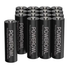 POWEROWL AA Rechargeable Batteries 2800mAh High Capacity Batteries 1.2V NiMH...
