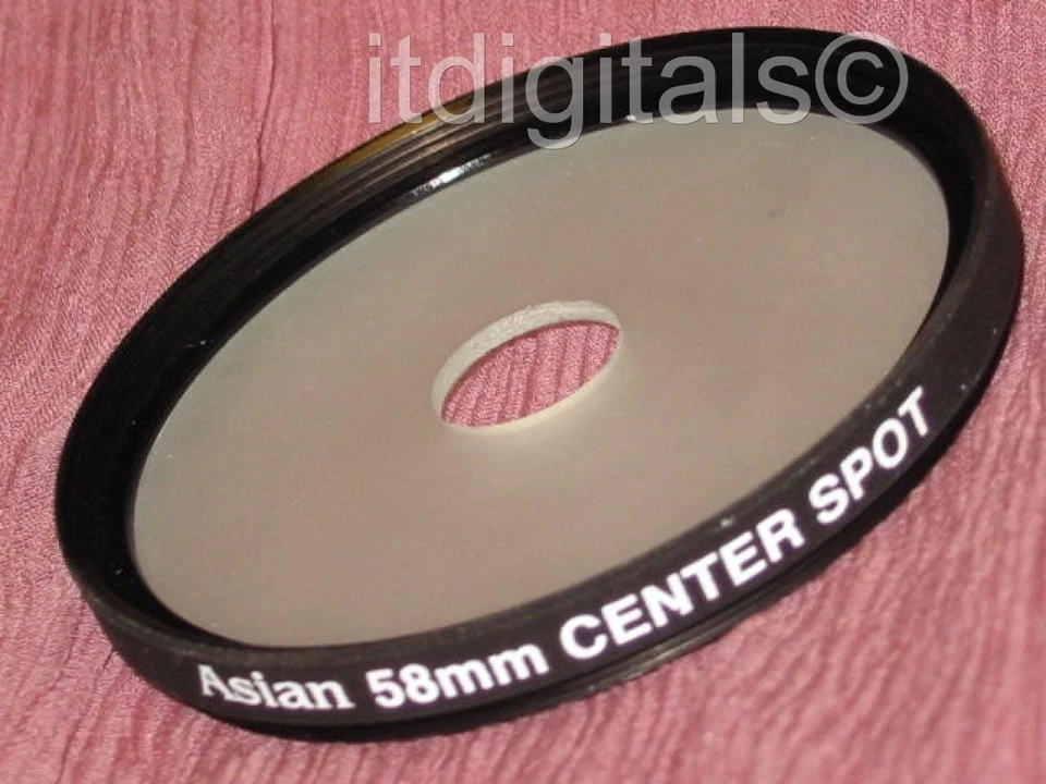 58mm Center Spot Lens Filter For Film Digital Lenses 58 mm Special Effect  58 - Image 3 of 4