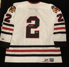 Bill White Signed Chicago Blackhawks Pro Player Jersey NWT Size XL Beckett COA