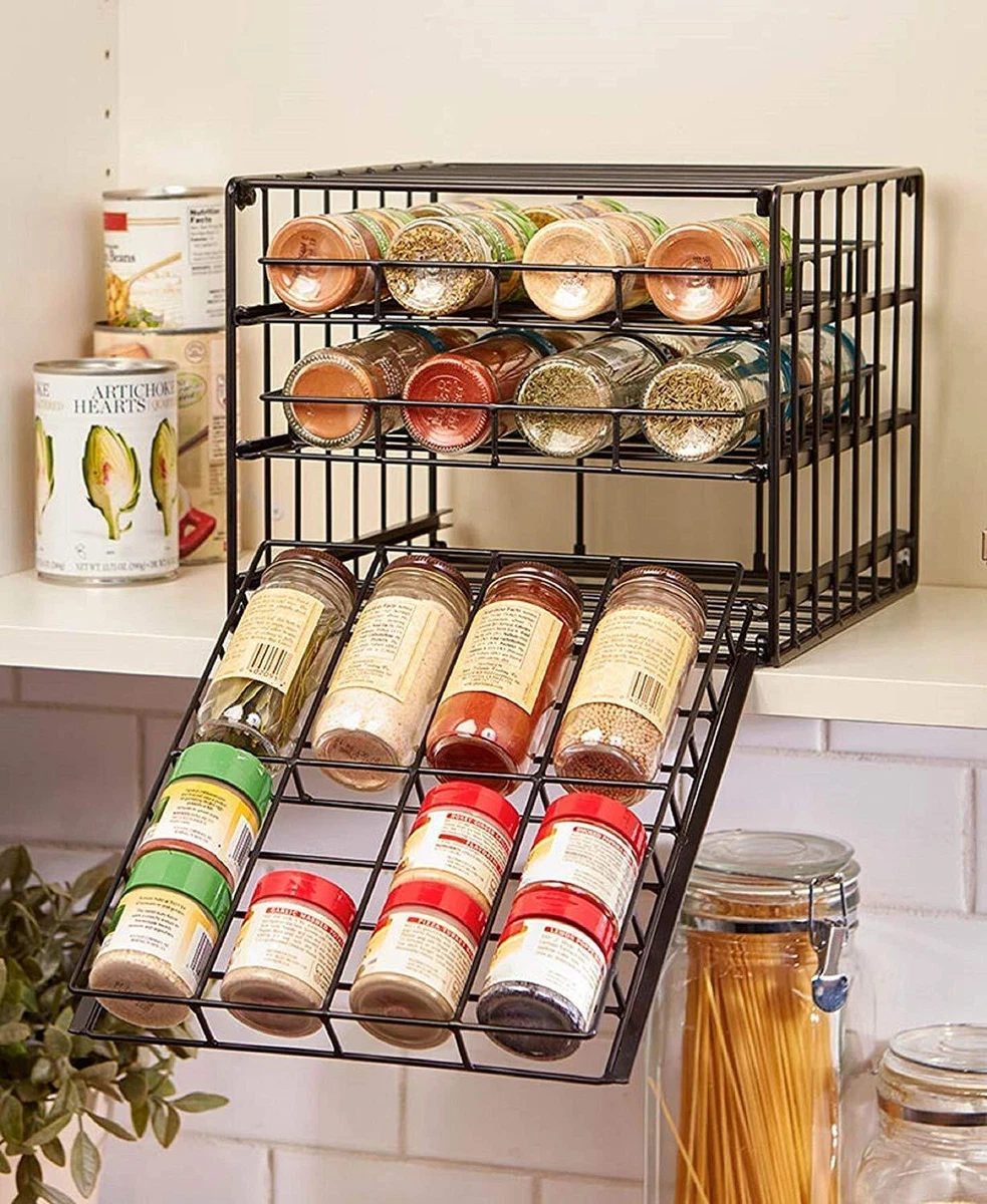 Custom Spice Rack Kitchen Drawer Organizer Spice Jar Storage