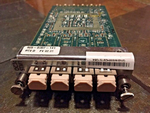 Lucent 7300 ASAM-R 805-0007-141 MG RoHS OC-3c/STM-1c ATM SuperSlot NIC - Picture 6 of 8