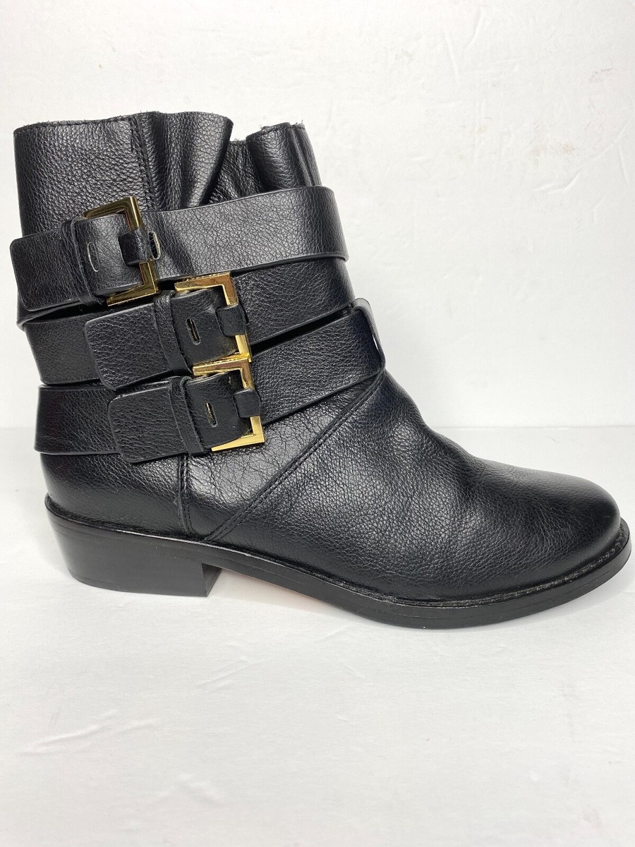 Ted Baker Black NOKIT Triple Buckle Ankle Boots - Size 37  display picture 3