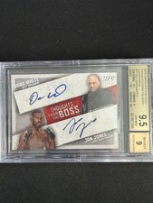 2015 Topps UFC Knockout Jon Jones Dana White Thoughts From The Boss Auto BGS 9.5
