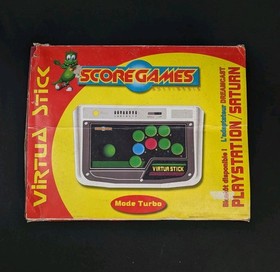 SEGA Saturn Virtua Stick HSS-0136 Scoregames Full Set Console