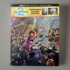 IN HAND Disney Zootopia 2 US Steelbook 4K UHD Blu-ray Digital Limited Edition