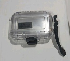 OtterBox 1000 Series Waterproof Dry Box Clear Crushproof Case w/ Lanyard