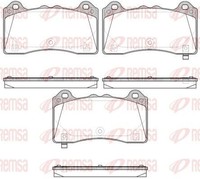 Remsa 1736.02 Bremsbelagsatz, Scheibenbremse FüR Ford