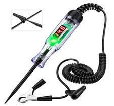 Automotive Test Light with 3-48V LED Digital Display, Automotive Circuit Tester