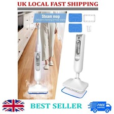 1500W Upright & Handheld Steam Mop Cleaner 12-in-1 Floor Carpet Window Steamer