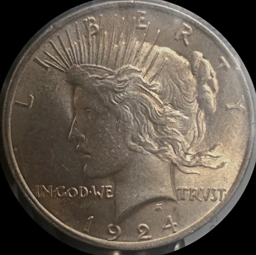 1924 Peace Silver Dollar BU Brilliant Uncirculated US Coin