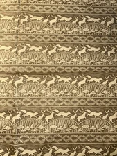 Dear Stella Rae Ritchie Forest Animal Print Brown 2 Yards Cotton Quilting Fabric