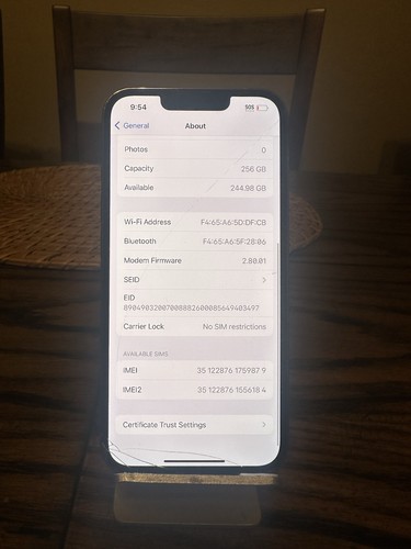 Apple iPhone 13 Pro 256GB Unlocked - Photo 5 sur 6