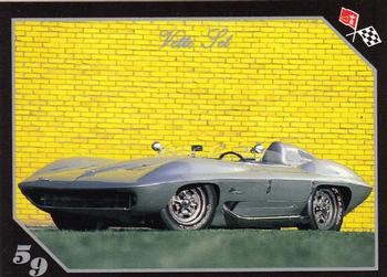 1991 Collect-A-Card Vette Set #83 1959 Sting Ray Race Car