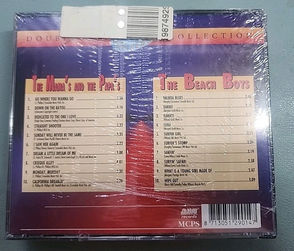 The Mama's And Papa's / Beach Boys Cd - Image 2 of 3