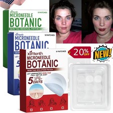 MICRONEEDLE BOTANIC Skin Tag  Acne Patch Skin Tag Remover Patches 9Pcs HOT 2026