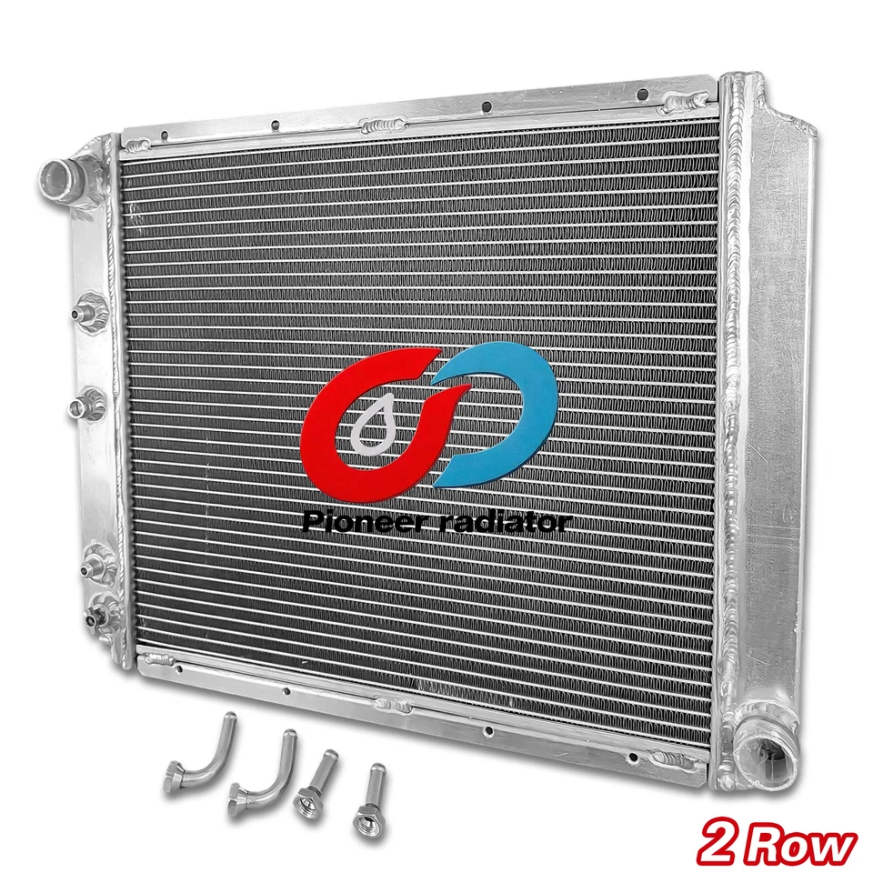 Aluminum Radiator Fits Volvo 240 242 244 245 264 740 745 760 780 940 DL GLE - Image 2 of 4