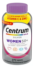 Centrum Silver Women 50+, Multivitamin, Multimineral, Immune 275 Tablets