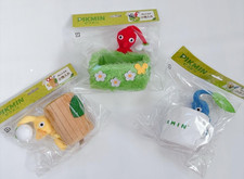 Pikmin Plush Pouch Set Red Blue Yellow Nintendo Japan New 3pcs