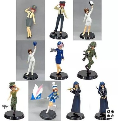 Self Defense Force Figuren Komplettsatz 10 Soldateninnen Serie 2