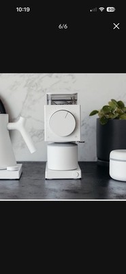Fellow Ode Brew Grinder Gen 2 Matte White Burr Coffee Grinder 80g Auto Stop