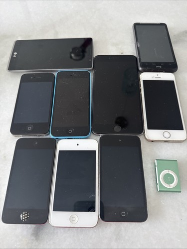 Mixed Lot of Apple iPods, iPhones & Others For Parts - Untested - 第 1/11 張圖片