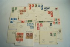 Lot 16 enveloppes 1er jour suède années 60 (76273)