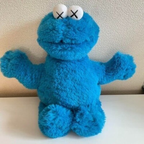 KAWS Sesame Street Plush UNIQLO Limited Elmo Cookie Monster Big Bird Set of 3 - Picture 11 of 24