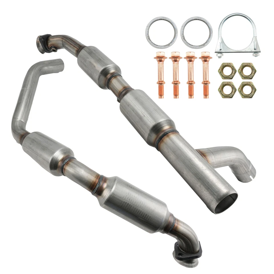 For Ford E-150 Econoline E-250 E-350 5.4L 05-08 Y Pipe EPA Catalytic Converter Foto 4 de 4