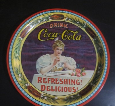 Coca-Cola Bottling Co of Elizabethtown 75th Anniversay Hilda Clark Tray