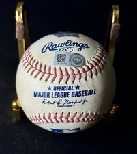 Yankees Game-Used Baseball vs. Rays on Jun 18, 2019 - Kiermaier Foul - Ottavino